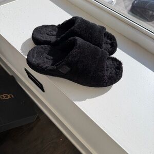 UGG Black Classic Slip-On Shoes